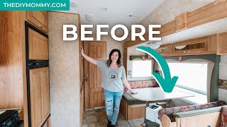 My RV remodel on a budget before amp after  see the whole transformation [upl. by Nirac]