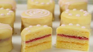 Petit Fours Recipe Demonstration  Joyofbakingcom [upl. by Nedearb]