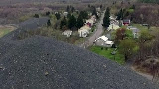 Drone flys over areas just south of Hazleton Pa McAdoo Beaver Brook Hazle Village Treskow [upl. by Litta]