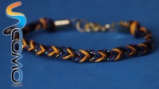 Pulsera de hilo trenzado 4 hilos [upl. by Timotheus145]