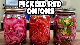 Easy Pickled Red Onions Recipe [upl. by Hulburt]