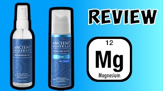 Ancient Minerals Magnesium Oil review [upl. by Maloy]