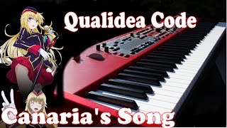 Qualidea Code  Canarias Song  Time to go クオリディア・コード OST Episode 1 and 3 Piano Cover Full [upl. by Desirea]