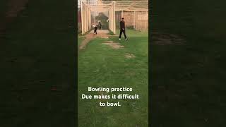 Bowling practice everyday crickettraining cricketlover fastbowlingswingmastarclass [upl. by Alby524]