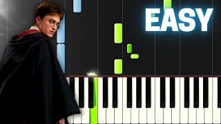 Harry Potter  Hedwigs Theme  EASY Piano Tutorial [upl. by Ati]