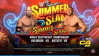 GOLDBERG VS BATISTA HEAVYWEIGHT championship [upl. by Adnilram]