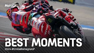 Best MotoGP™ Moments ⚔️  2024 EmiliaRomagnaGP [upl. by Nylloh]