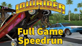 Lowrider Full Game Speedrun in 24525 [upl. by Eleynad]