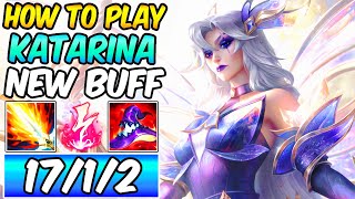 BUFFED KATARINA  HOW TO PLAY KATARINA MID GUIDE  Best Full AP Build amp Runes  League of Legends [upl. by Kerry]