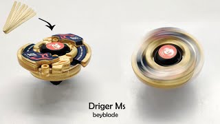 How To Make Driger MS Beyblade From Popsicle Sticks  Easy Toy Diy [upl. by Zoie]