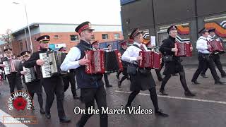 Knockloughrim Accordion  ABOD Remembrance Day Parade Belfast 2023 [upl. by Shyamal]