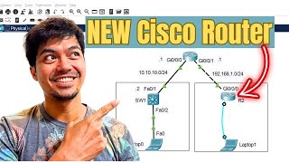 How to configure NEW Cisco router in Cisco Packet Tracker [upl. by Bakemeier758]