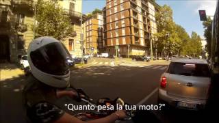 Prova su strada Zero motorcycles FXS  KTM Duke 690  Sym sb 250 ni [upl. by Plerre]