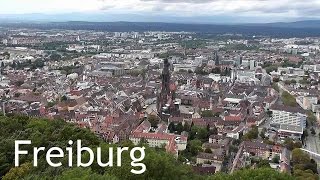 GERMANY Freiburg city amp Schlossberg observation tower [upl. by Samy]