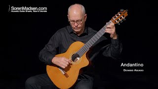 Andantino Dionisio Aguado played by Soren Madsen [upl. by Hiltan]