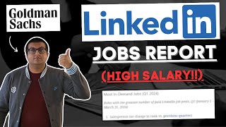 HIGH Paying HIGH Demand Jobs 2024 LinkedIn Report with ExGoldman Sachs [upl. by Fennie]