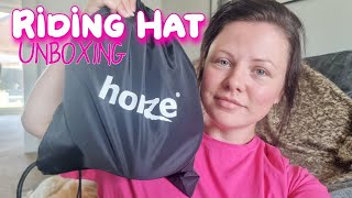 Unboxing My Horse Riding Hat ITS SO CUTE [upl. by Derron]