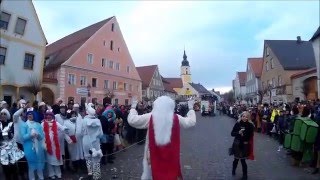 Faschingsumzug Langquaid Aufnahmen 2016 HD [upl. by Fatsug]