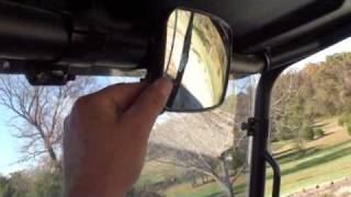 6  Polaris Ranger EV Rearview Mirror Install [upl. by Llehcram]