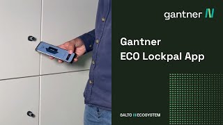 GANTNER ECO LockPal App  Operate batterypowered locks easy with smartphone app [upl. by Merwyn]