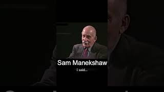 Sam Manekshaw Sigma Rule shortsviral shortvideo viral shorts [upl. by Lethia918]