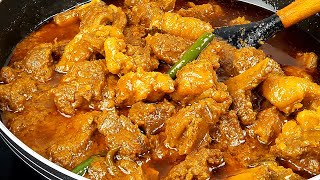 ঐতিহ্যবাহী গরুর মাংসের মেজবানি মাংস  Traditional Mejbani Gorur Mangsho Recipe  Mezbani Mangso [upl. by Heinrik]