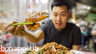 We Tried the Most Famous Street Seafood in Hong Kong  Street Eats  Bon Appétit [upl. by Aihsenal]