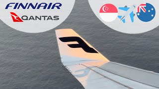 Finnair A330 NEW Economy Class to SYDNEY operated for QANTAS [upl. by Aligna86]