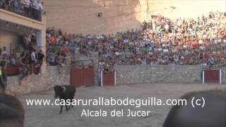 Encierro en Alcalá del Júcar fiestas 2013 [upl. by Meeka287]