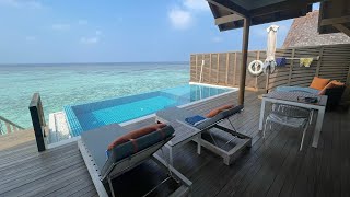 Emerald Faarufushi Maldives February 2023 Room tour water villa 329 and more [upl. by Cilka]