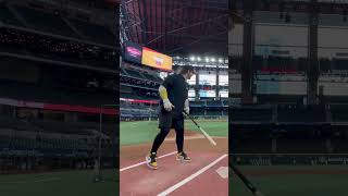 Hitting nukes at Globe Life Field 🤩 [upl. by Adnohr]