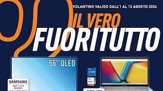 volantino UNIEURO  CON DENTRO ANCHE KENOVO  dal 1 al 13 agosto 2024 anteprima [upl. by Kort]