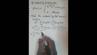 Joint probability Density Function of twovariables Use definite Integrals youtubeshorts maths [upl. by Anemix]