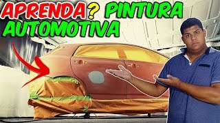 PINTURA AUTOMOTIVA COMPLETA  PASSO A PASSO [upl. by Yakcm123]