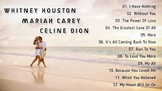 The Best Song 3 World Divas Lyrics  12 Lirik Lagu Whitney Houston Mariah Carey Celine Dion [upl. by Lecrad]