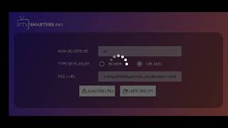 connecter iptv smarter avec url m3u [upl. by Reeva]