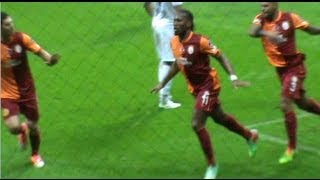 Drogbanın Kornerde Attığı Gol  10 vs Akhisar [upl. by Ariamat937]