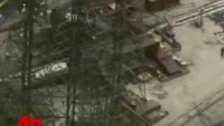 Crane Collapses at Houston Refinery Killing 4 [upl. by Odareg]