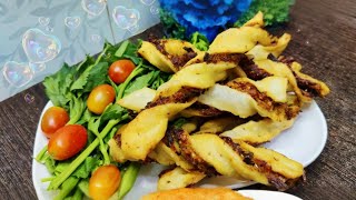 Twisted Samosa Recipe  Chicken Samosa Recipe  Ramzan Recipes  Trending Iftar Recipes snacks [upl. by Leirea]