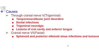 Referred otalgia [upl. by Stephana]