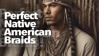 Perfect Native American Braids No Help Required [upl. by Given]