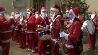 Banda musicale citta di Gemona Babbi Natale 2014 [upl. by Katushka]