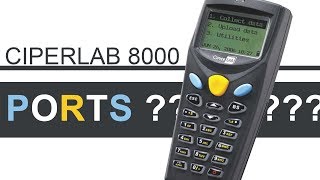 CIPHERLAB 8000 Data Terminal Check ports [upl. by Herm871]