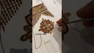 Easy mandala design for you😊 youtubeshorts mehndi mandala ala [upl. by Dag876]