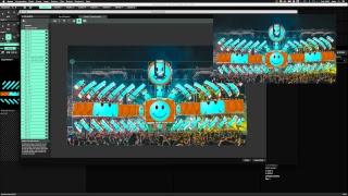 Resolume Live Stream Using Slice Transforms [upl. by Nooj]