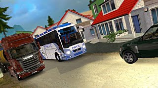 BUS driving  13  PRTC  Volvo R9700  Euro truck simulator 2  ETS2  Volvo bus driving B9R [upl. by Auqenaj]