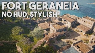 AC Odyssey Fort Geraneia  No HUD Stylish [upl. by Akemet353]