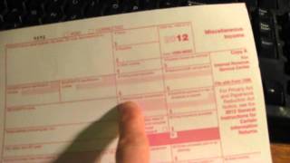 How to fill out an IRS 1099MISC Tax Form [upl. by Isewk]