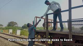 Indian Railway Train Stabling Video [upl. by Frankie]