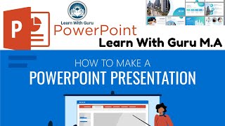 MS Power Point । Learn With Guru M  A [upl. by Nnylakcaj]